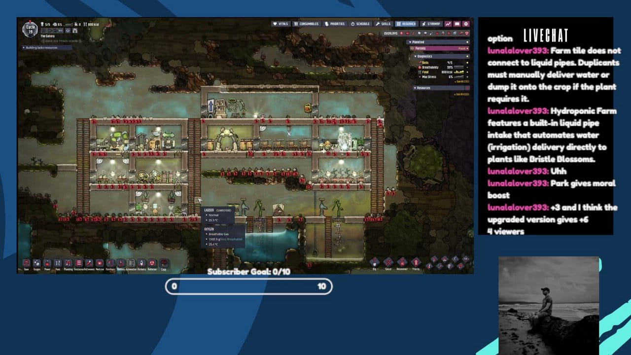 RemistPlayz Streams Oxygen Not Included